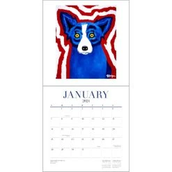 Blue Dog Rodrigue 2024 Wall Calendar -Calendars Store e74be1c1 ea88 4ab2 9208 d007a10ce51b