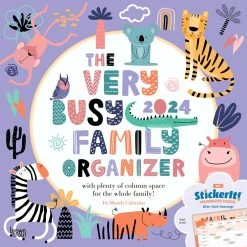 Very Busy Family Organizer 2024 Wall Calendar