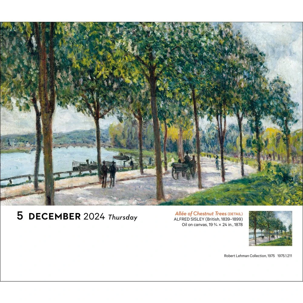 Art 365 Days MET 2024 Desk Calendar 4 Art 365 Days MET 2024 Desk Calendar - Image 2