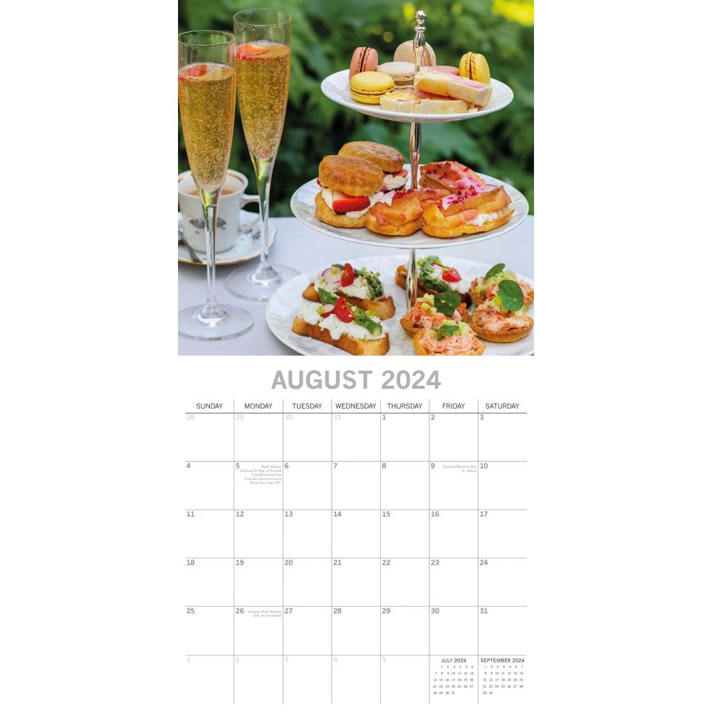 Afternoon Tea 2024 Wall Calendar 6 Afternoon Tea 2024 Wall Calendar - Image 4