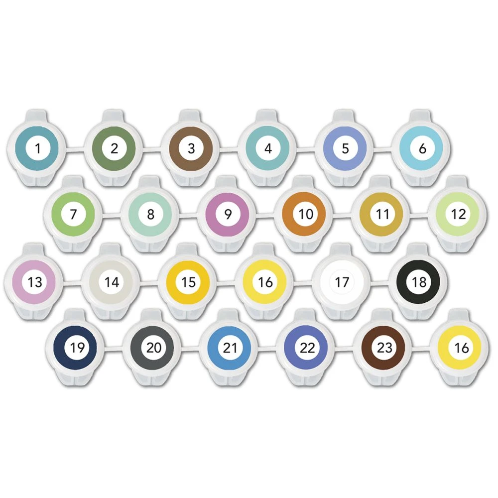 Butterflies Paint By Number Kit 5 Butterflies Paint By Number Kit - Image 3