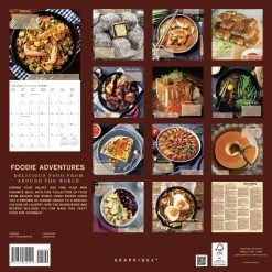 Foodie Adventures 2024 Wall Calendar -Calendars Store ff0ffeff 6b34 4285 9a74 8094799b841a